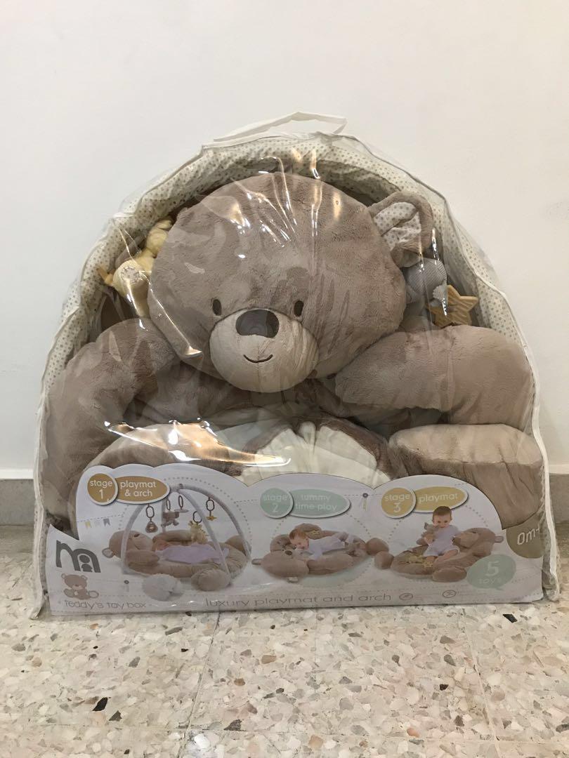 Teddy toy sale box playmat