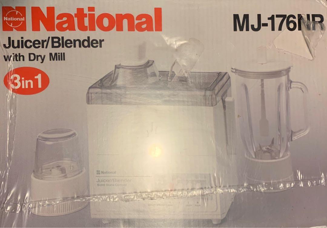 National Juicer/Blender MJ176NR, TV & Home Appliances, Kitchen