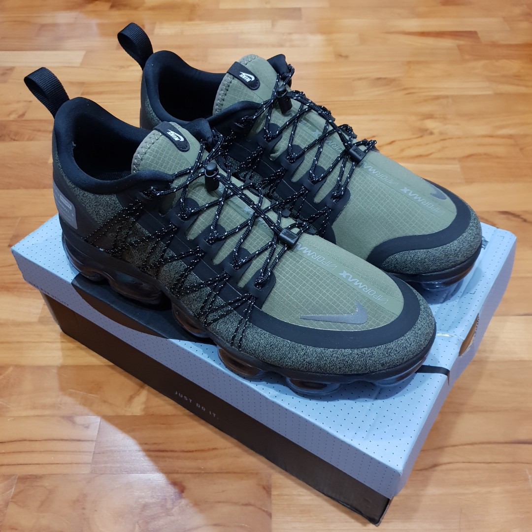 nike vapormax run utility olive