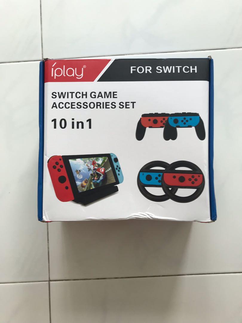 10 in 1 nintendo switch accessories