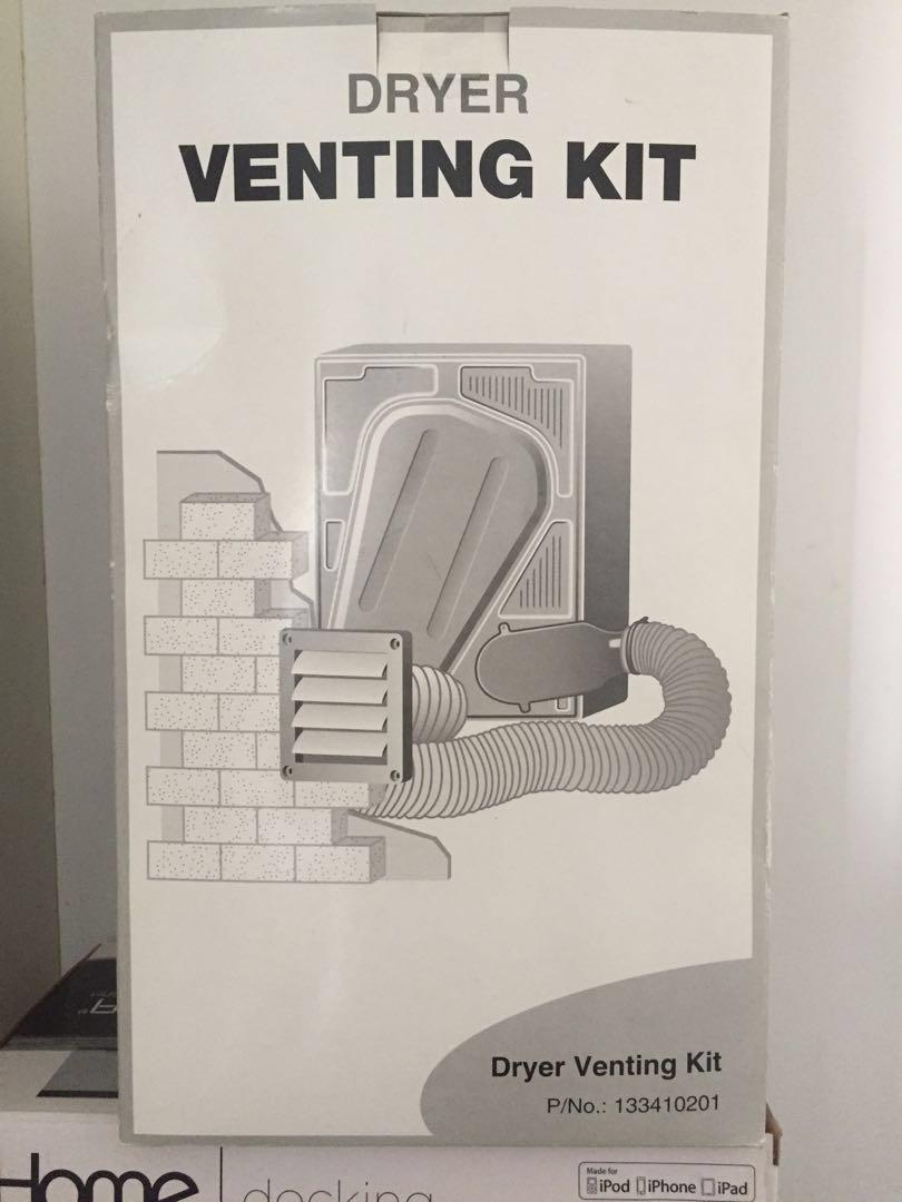 Price Down !Electrolux dryer 6kg with venting kit and mounting rack, TV & Home Appliances