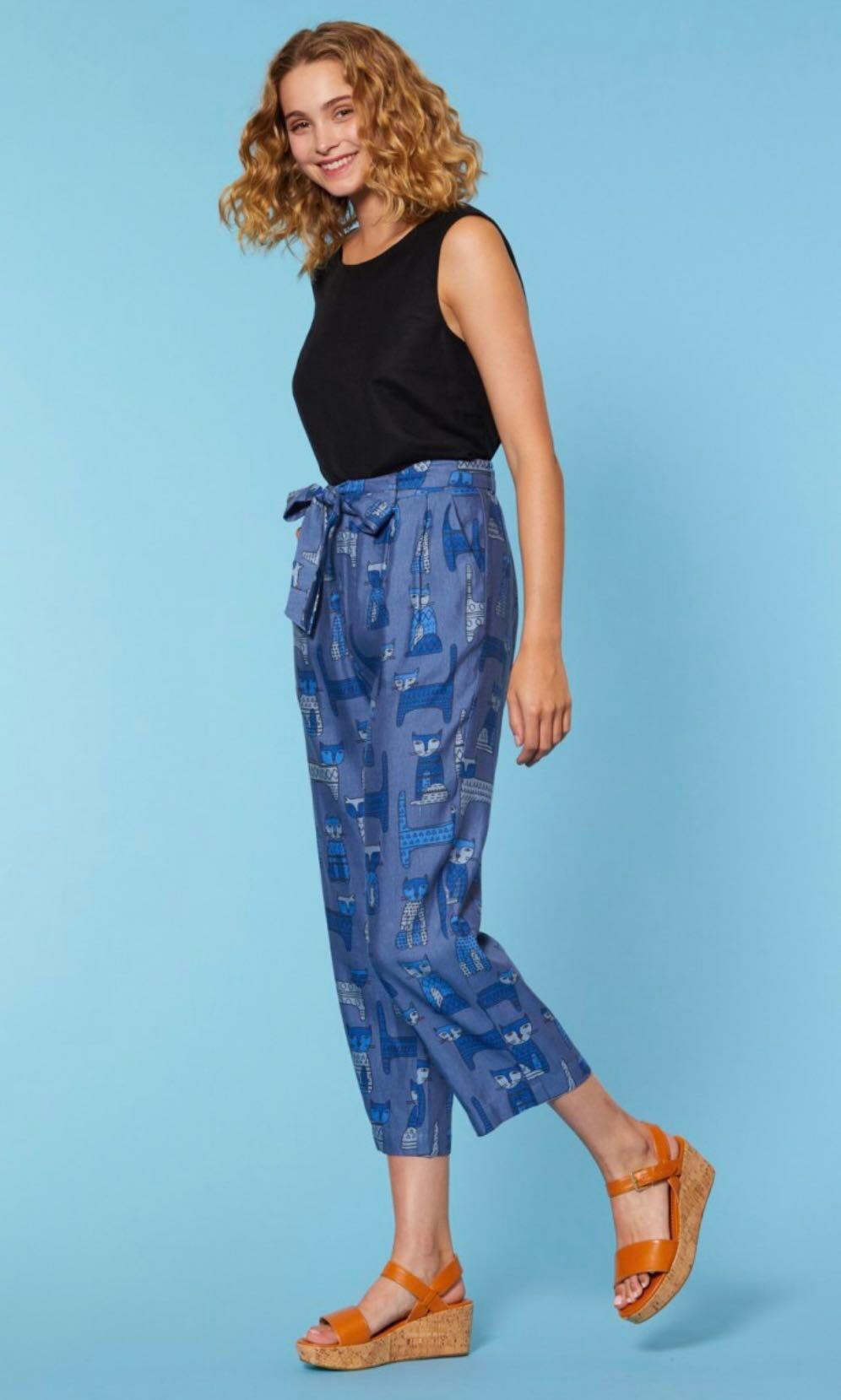 Princess Highway Cats Galore Culottes Pants Size 10 Women S