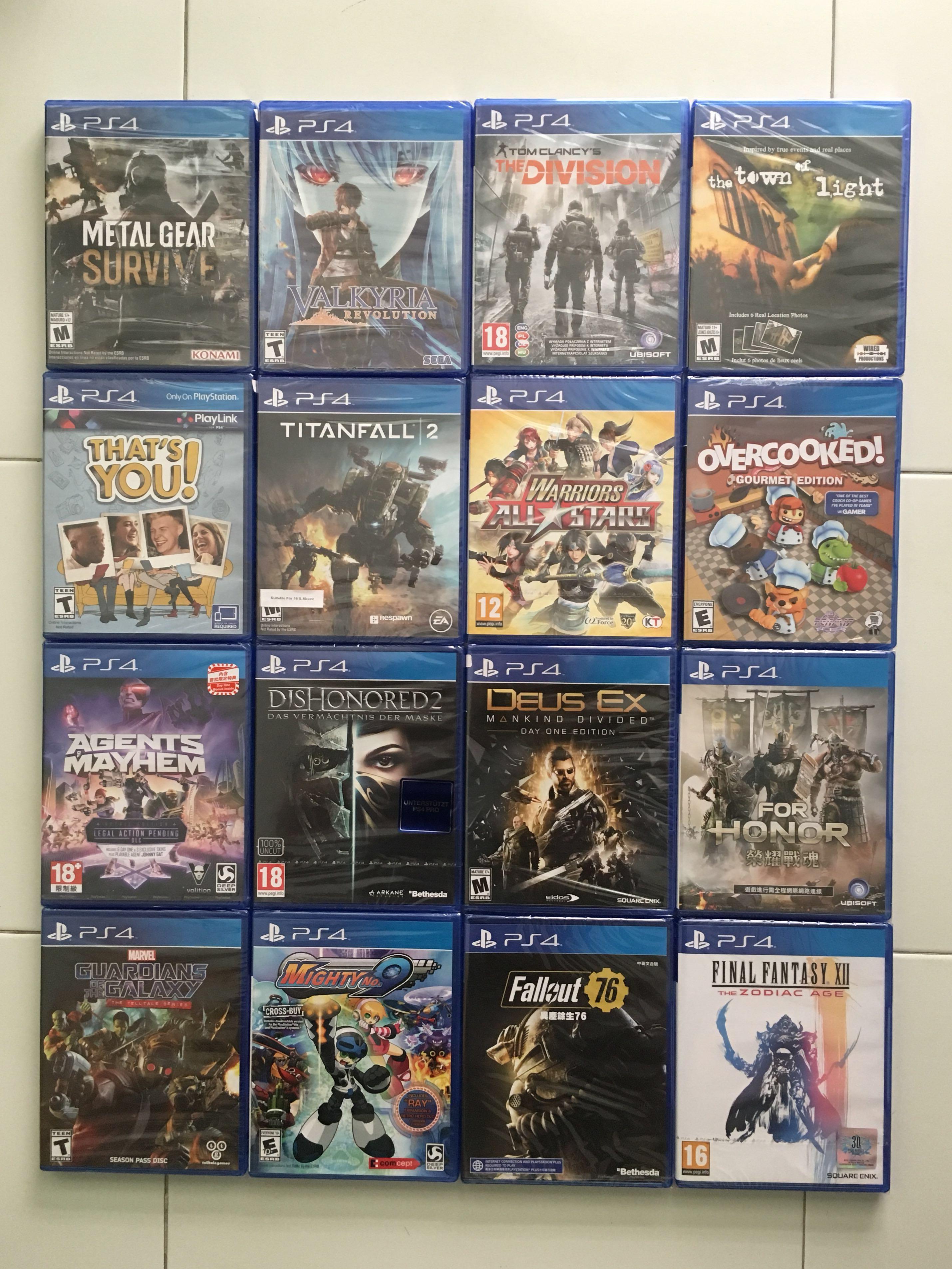 ps4 games on sale