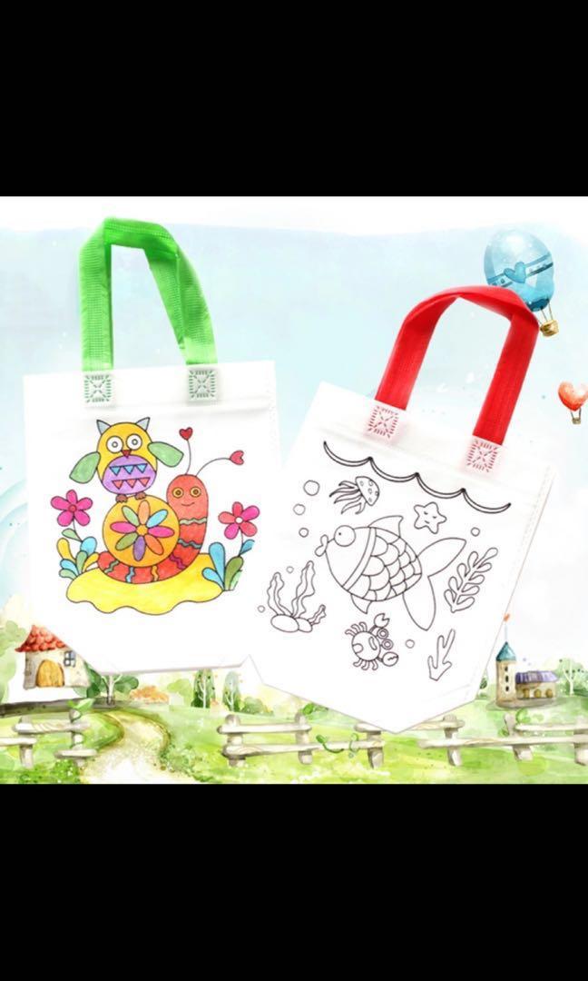 Ready 3y Diy Children Kids Hand Painting Coloring Handheld