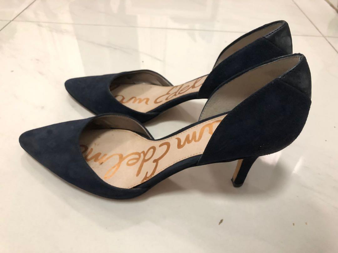 sam edelman navy blue heels