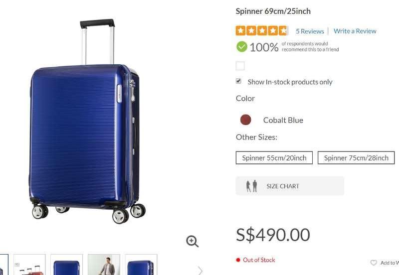 Samsonite arq spinner 55cm 2025
