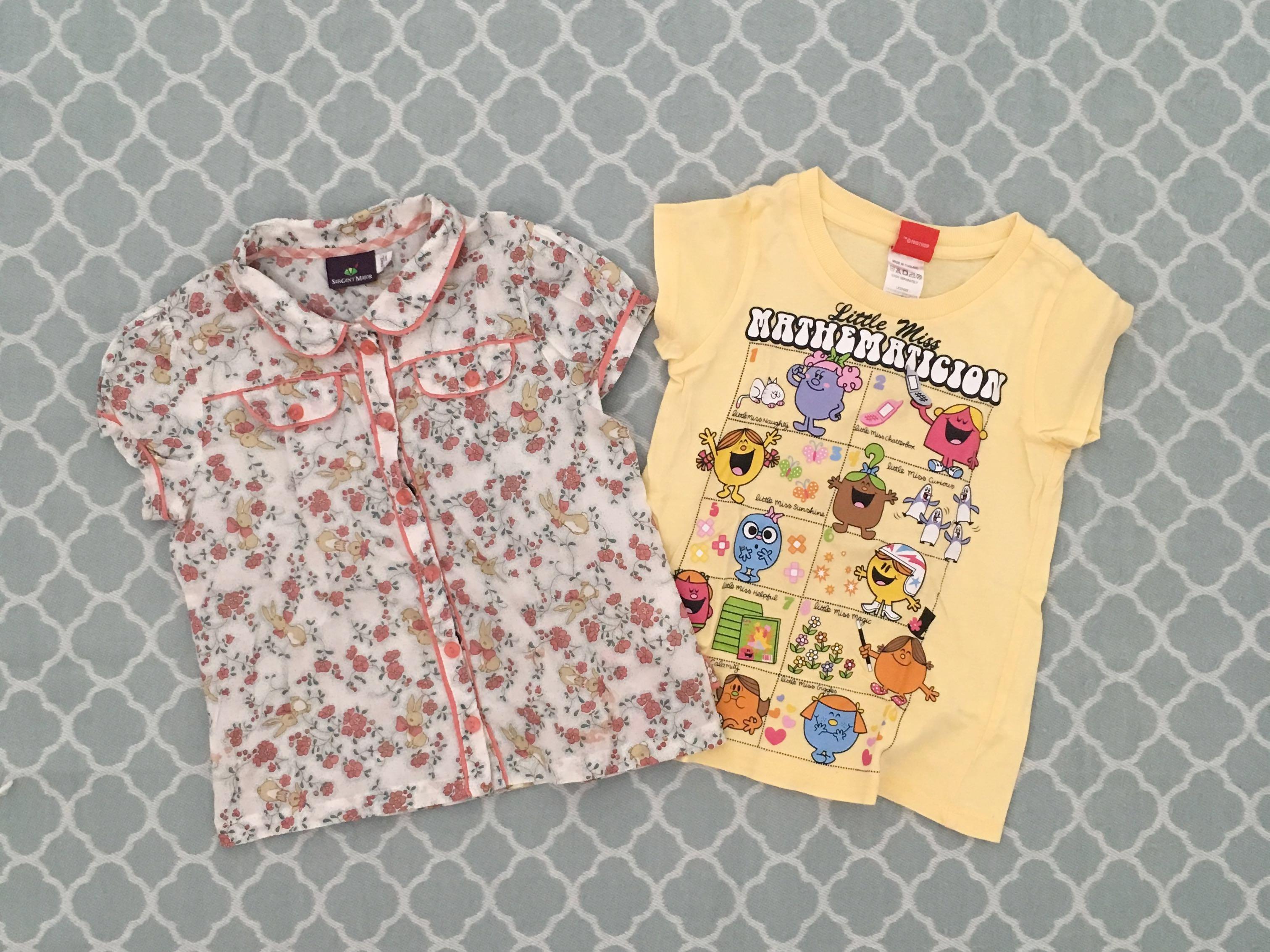Sergent Major Bunny Shirt And Free Little Miss T 4t Babies Kids