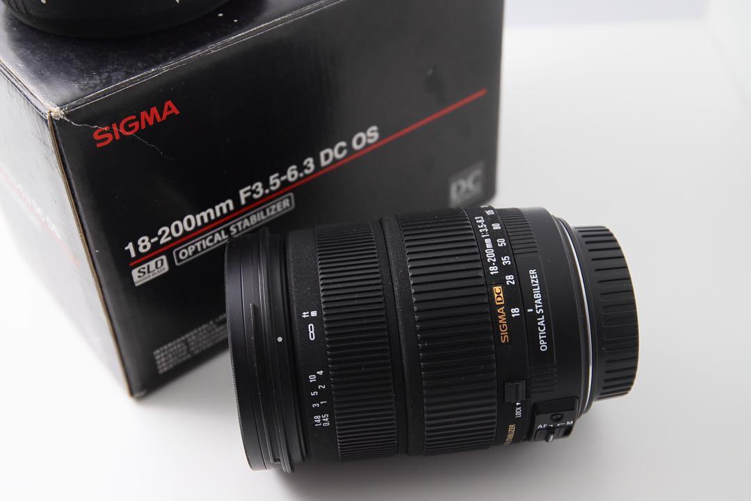 SIGMA 18-200mm F3.5-6.3 DC CANON用 - レンズ(ズーム)