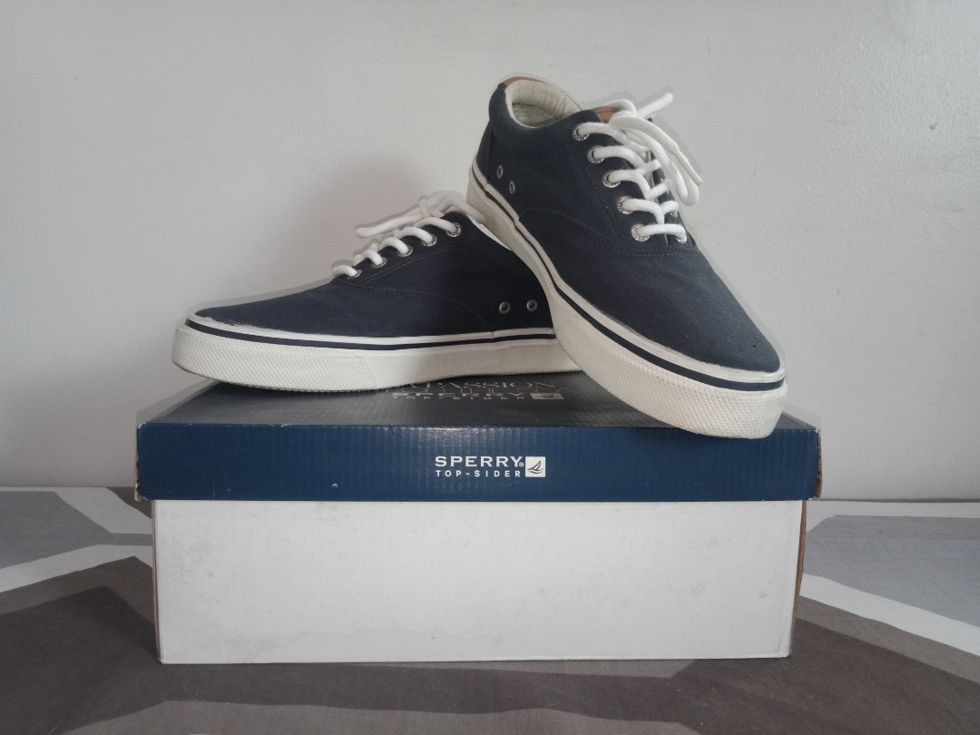 sperry men's sneakers navy