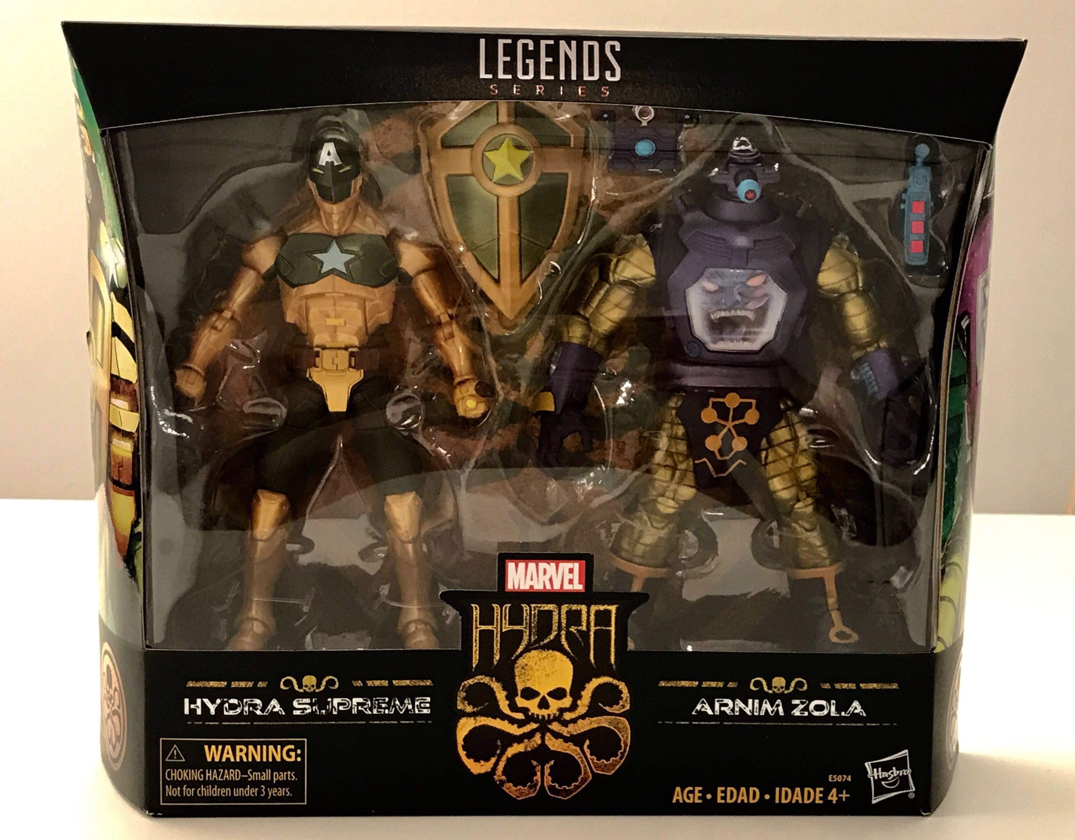 Marvel legends arnim zola and supreme captain store america