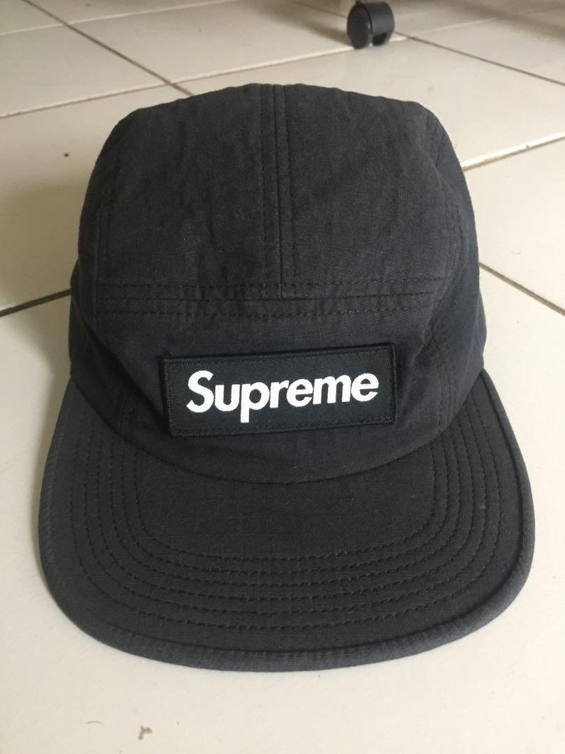 Supreme logo box camp cap, Fesyen Pria 