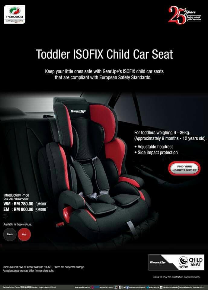 perodua isofix