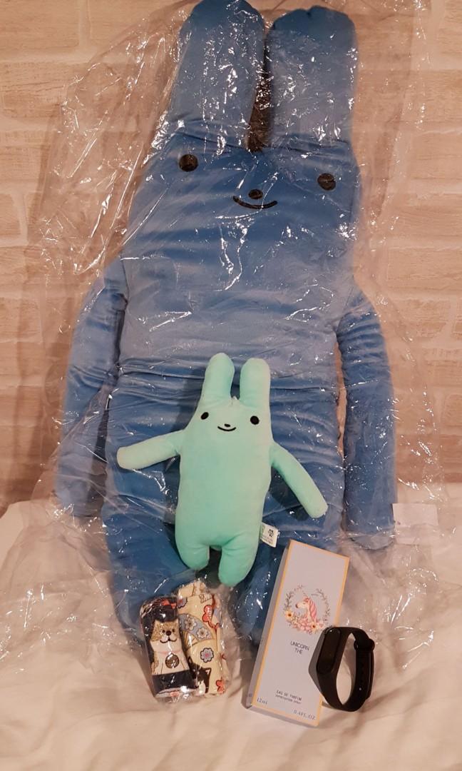 blue rabbit soft toy