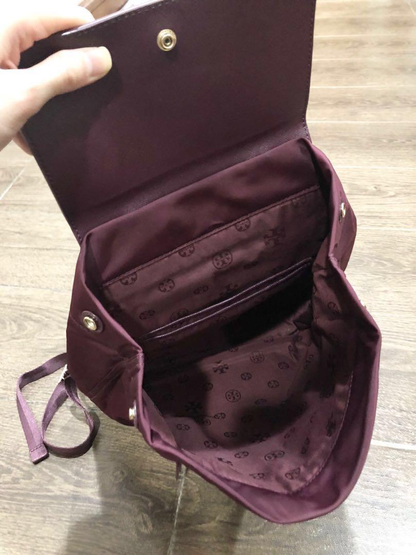 Tory Burch Ella Packable Backpack (Category: Luxury Bags & Wallets) located in Caloocan City. Submitted by thenoveltyprojectph (Listing ID 216362241, Image 3). Description: Tory Burch Ella Packable Backpack - Reduced to Php 8,000 from Php 9,000 (Originally $252 as per tag) - LAST PRICE GIVEN - With original plastic packaging - Excellent condition - Material: Water repellent nylon outer - Features: - 1 exterior zip pocket - 2 interior open pockets