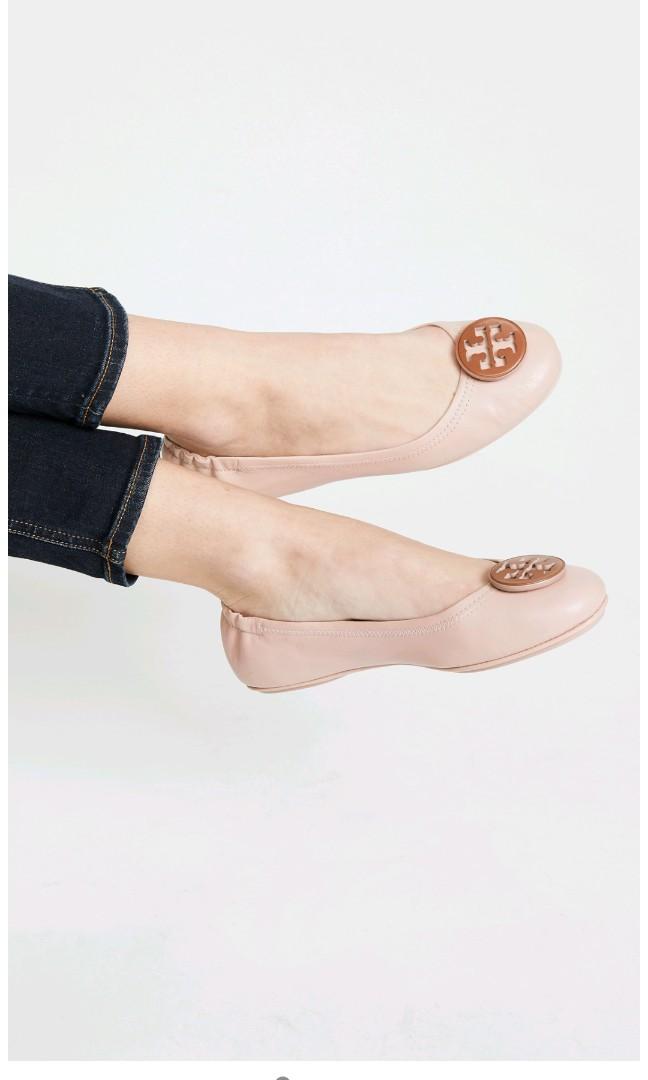 tory burch quilted flats