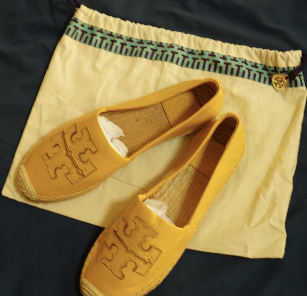 Tory Burch Yellow Espadrilles size 38 