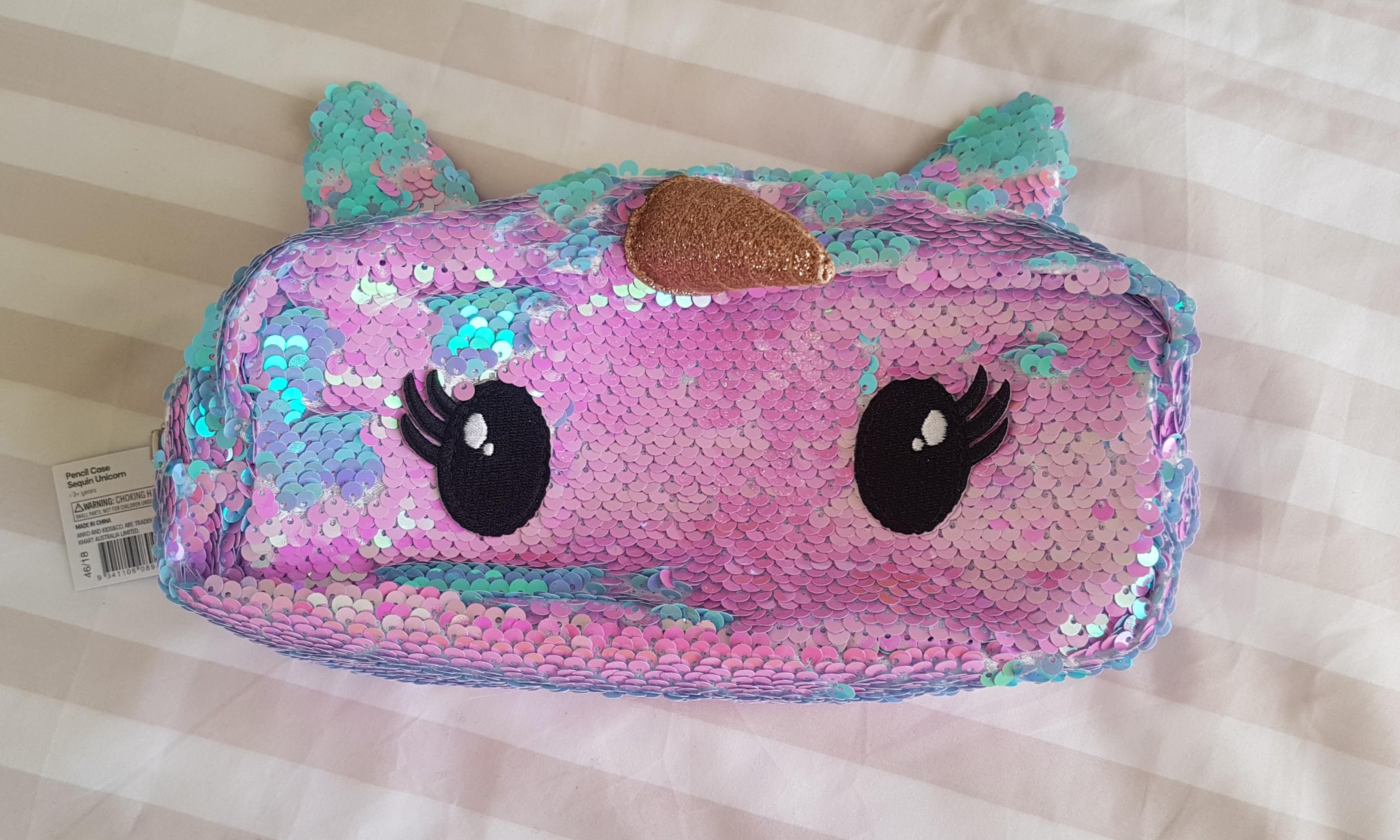 Unicorn Sequin Pencil Case Babies Kids Infant Playtime On Carousell