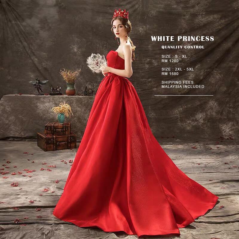 red long frocks for ladies