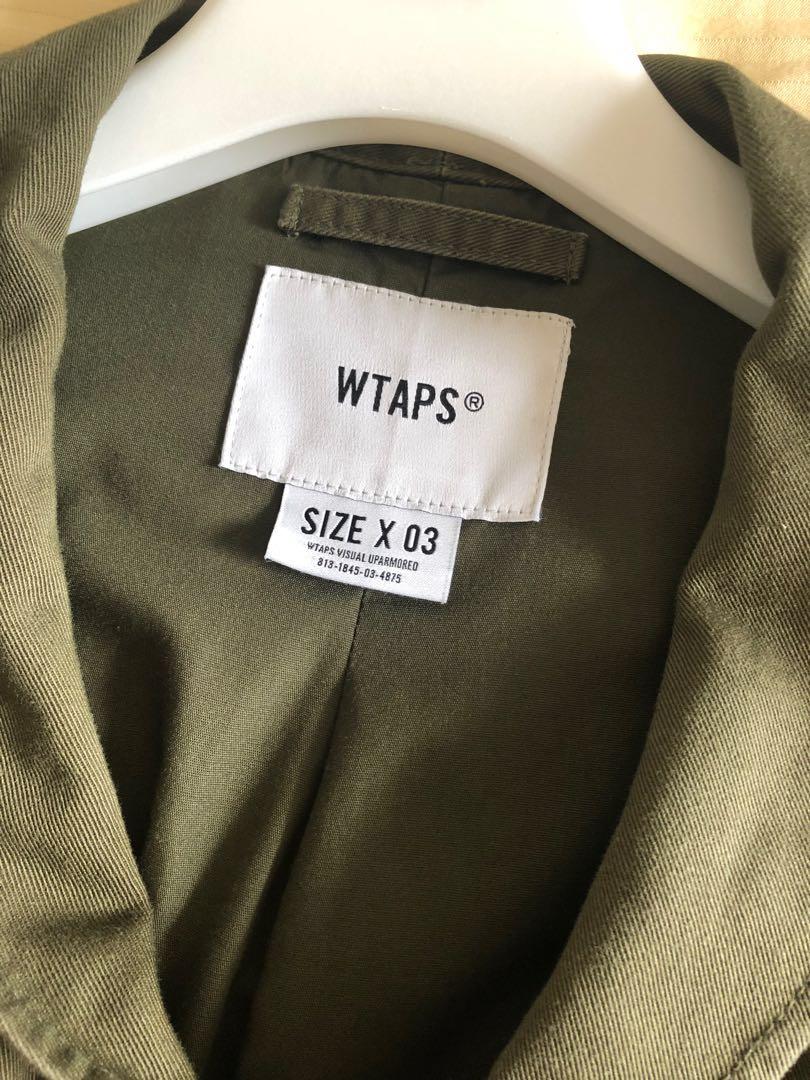 Wtaps 18ss Rep Vest Olive sz 3 Large modular jungle, 男裝, 外套及 ...