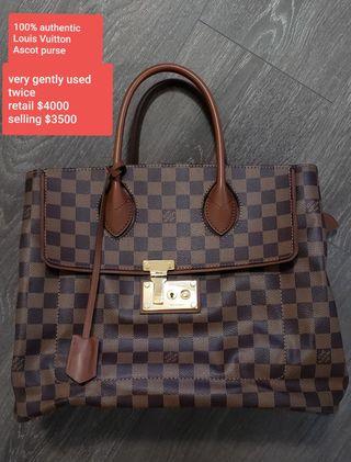 100% authentic Louis Vuitton "Ascot" purse