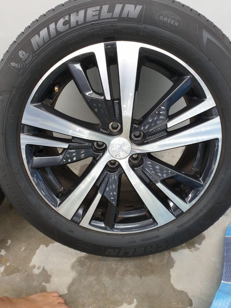 Tyres For A Peugeot 3008 18" Rims + Tyres of Peugeot 5008/3008 Allure Model, Car Accessories