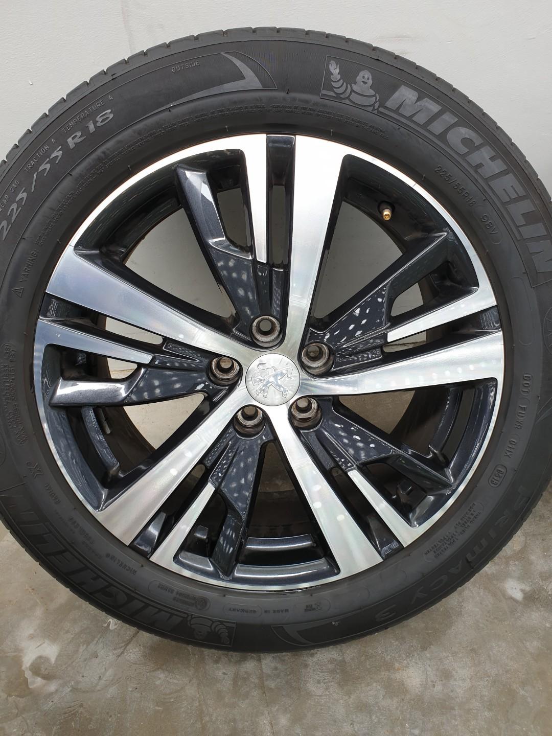 Tyres For A Peugeot 3008 18" Rims + Tyres of Peugeot 5008/3008 Allure Model, Car Accessories