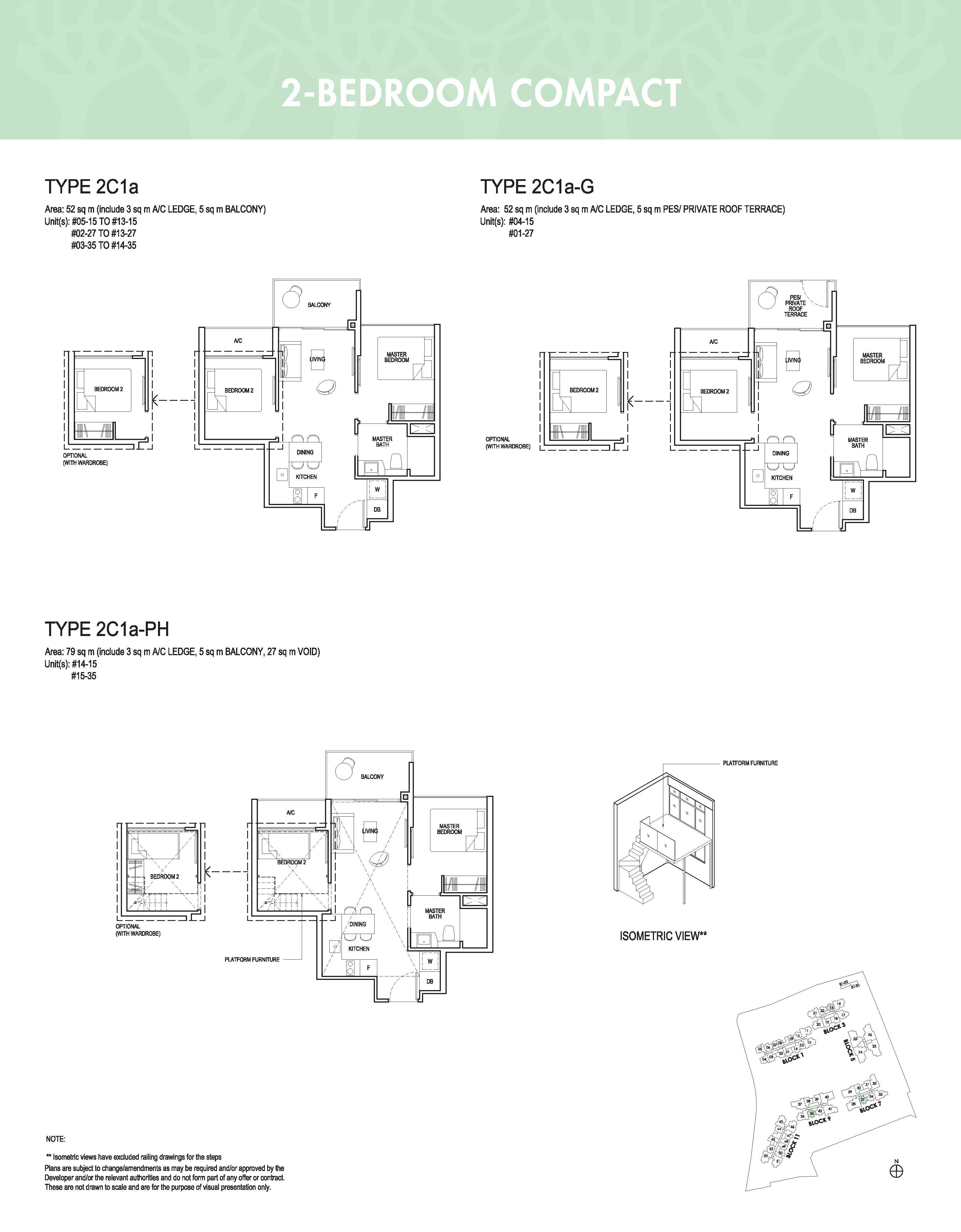 2-Bedroom Compact63227232363649111
