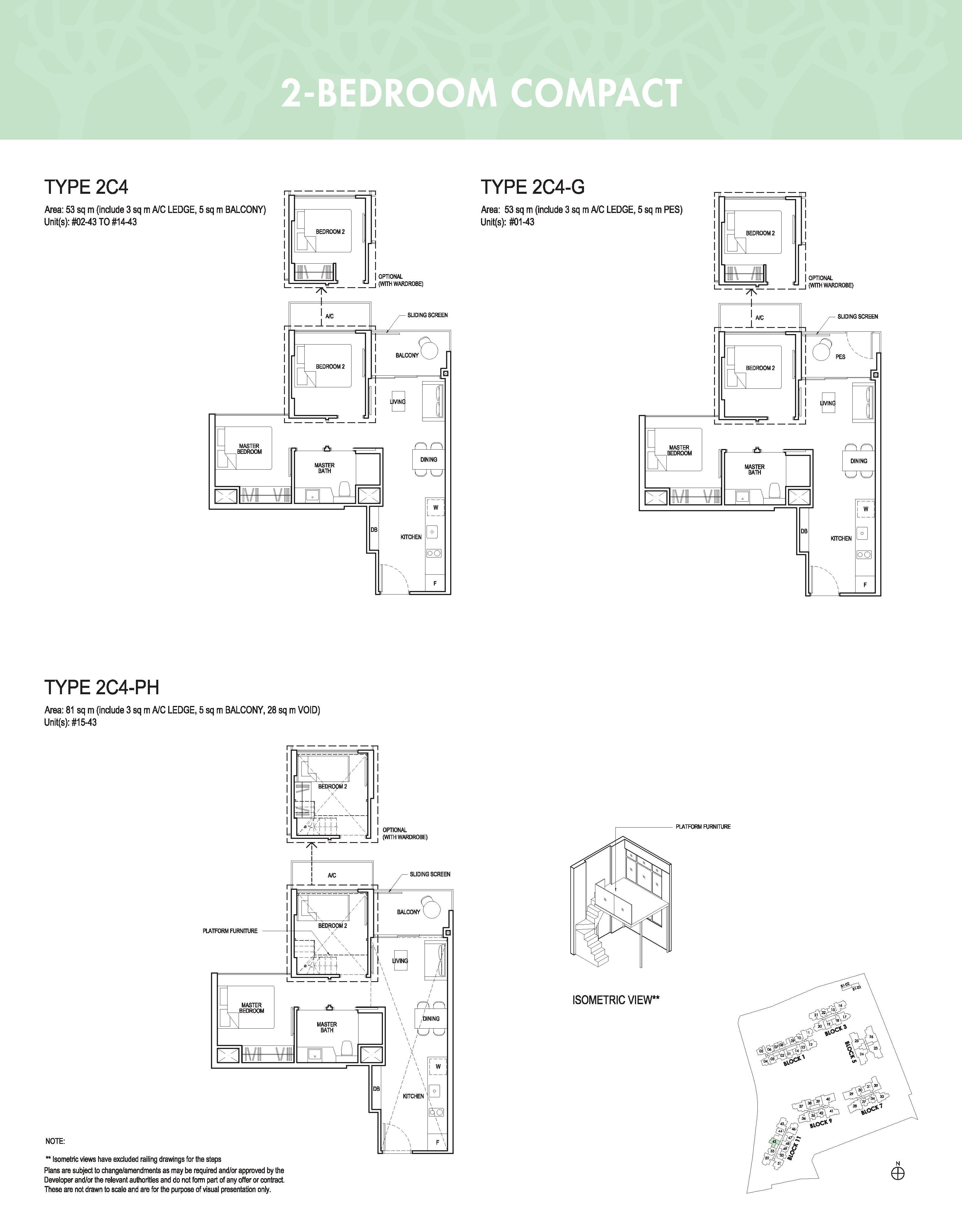 2-Bedroom Compact63227232363649114