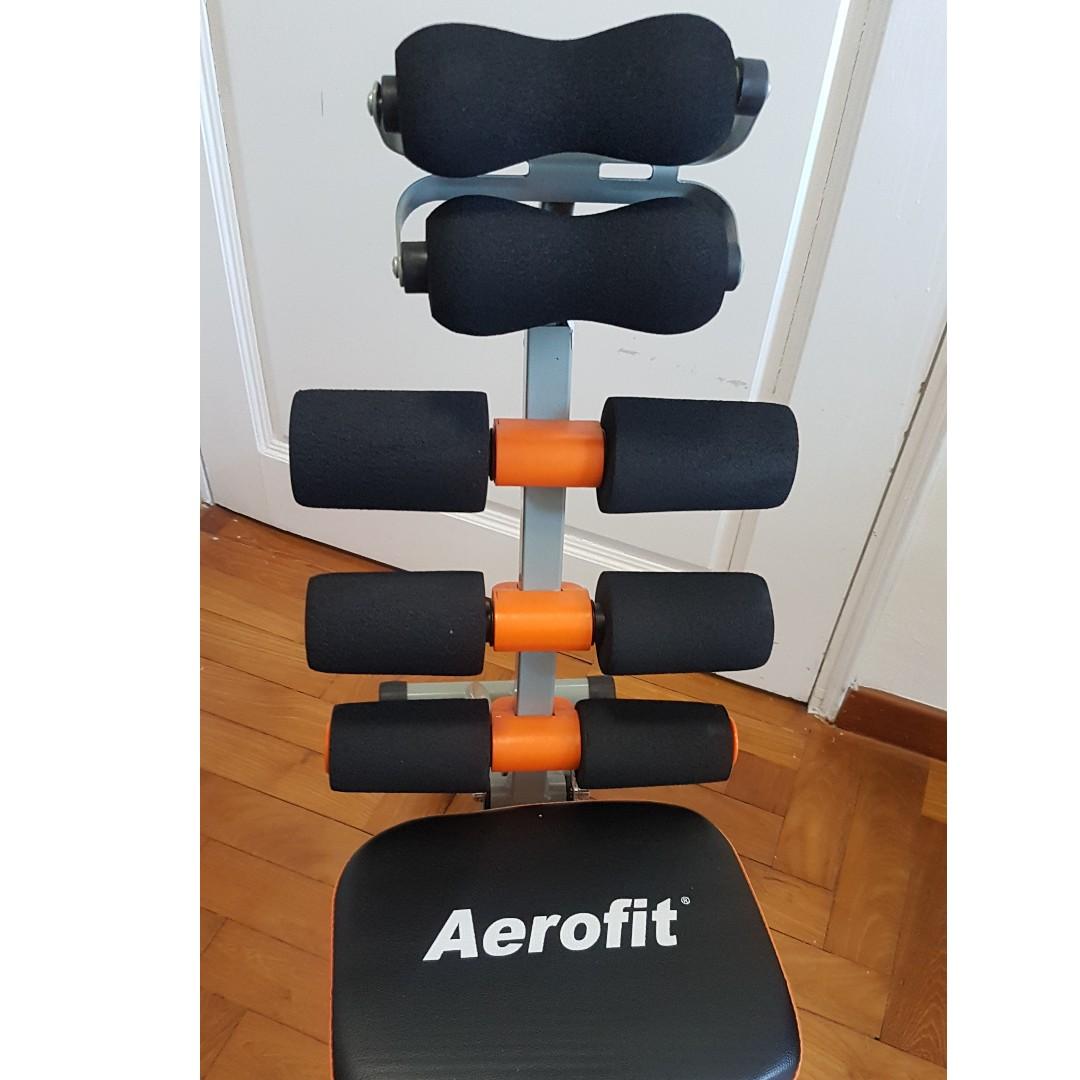 Ab Crunch Machine AeroFit Sports Equipment Exercise Fitness