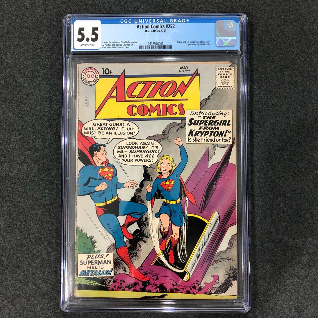 Action Comics 252 ( 1st Supergirl ), Hobbies & Toys, Books & Magazines ...