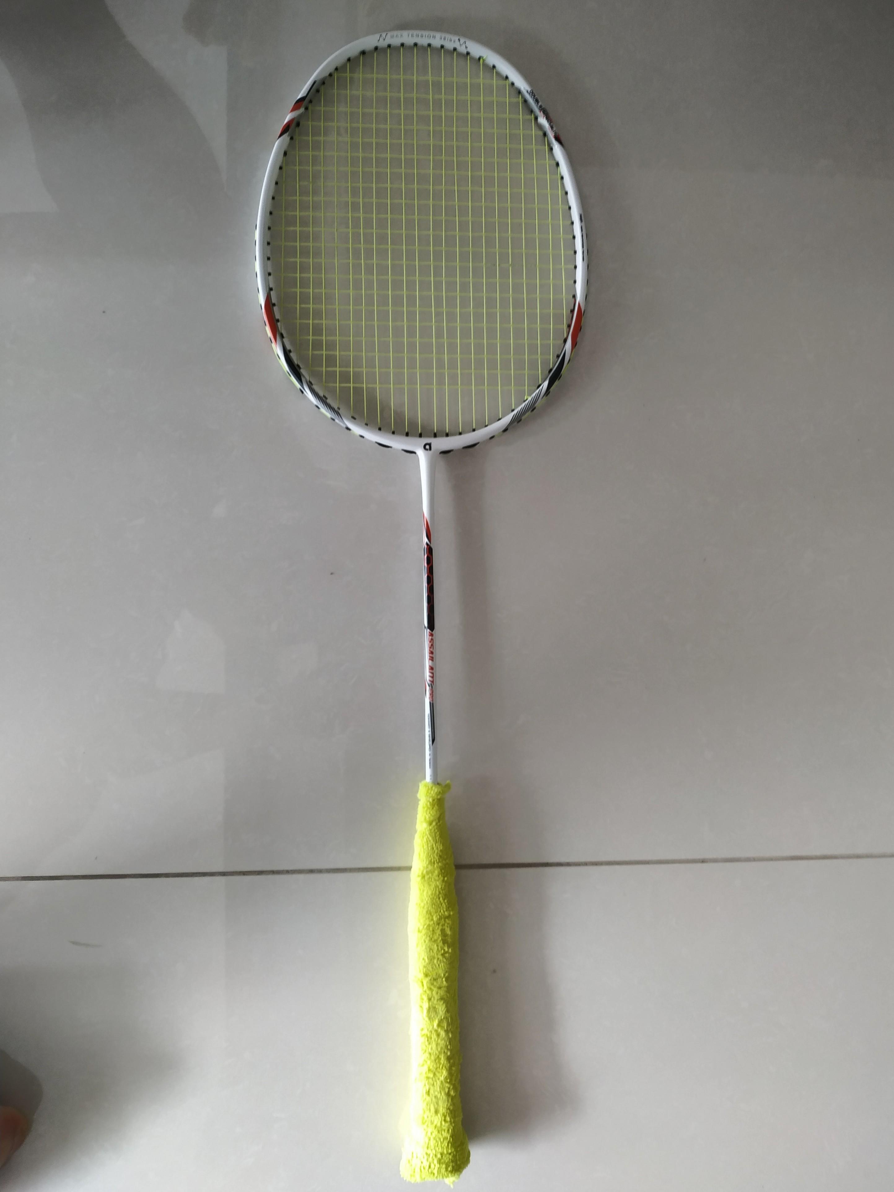 Apacs Assailant Pro badminton racket, Sports Equipment, Sports