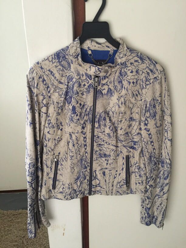 Armani Exchange Leather Biker Jacket Endgameyourexcess