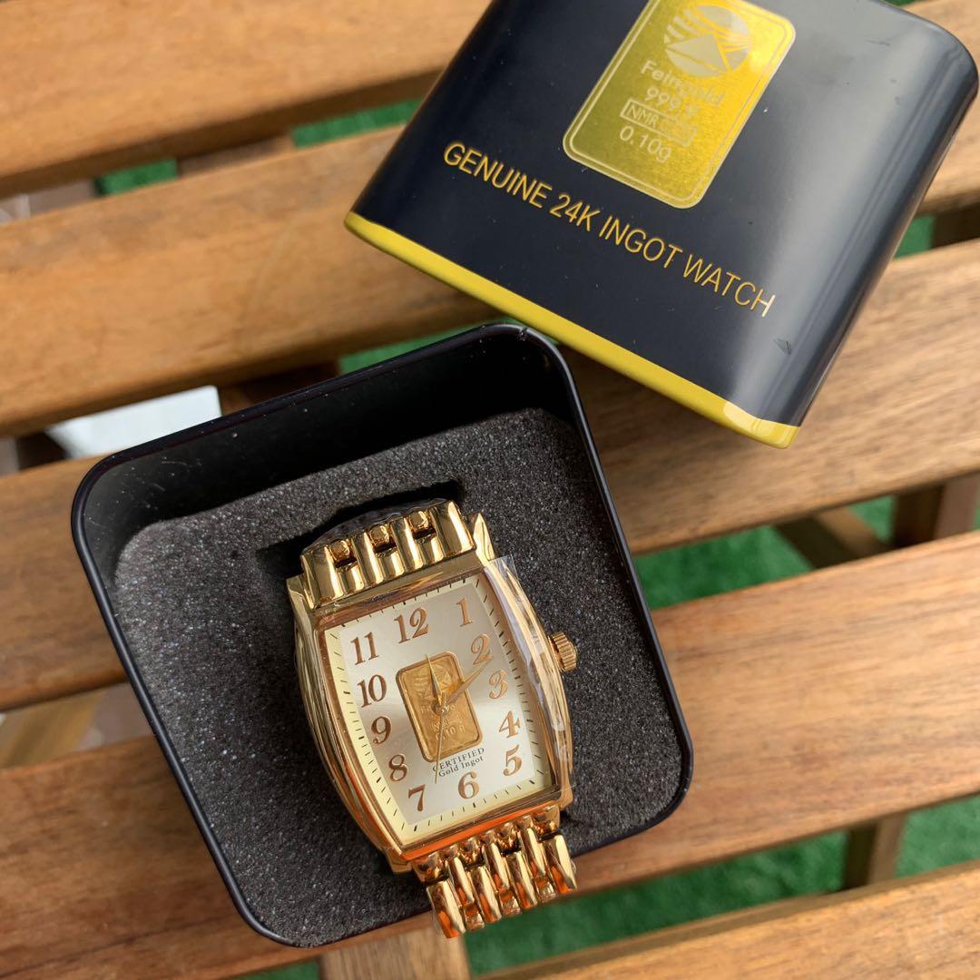 August Steiner Watch with Certified Gold Ingot