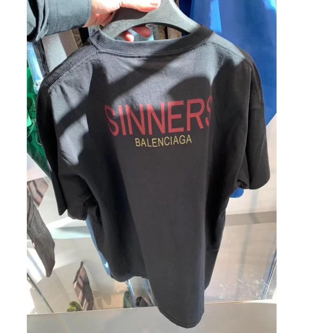 sinners t shirt balenciaga