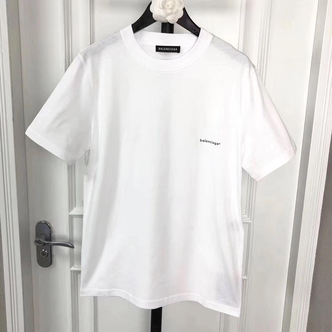 balenciaga small logo tee