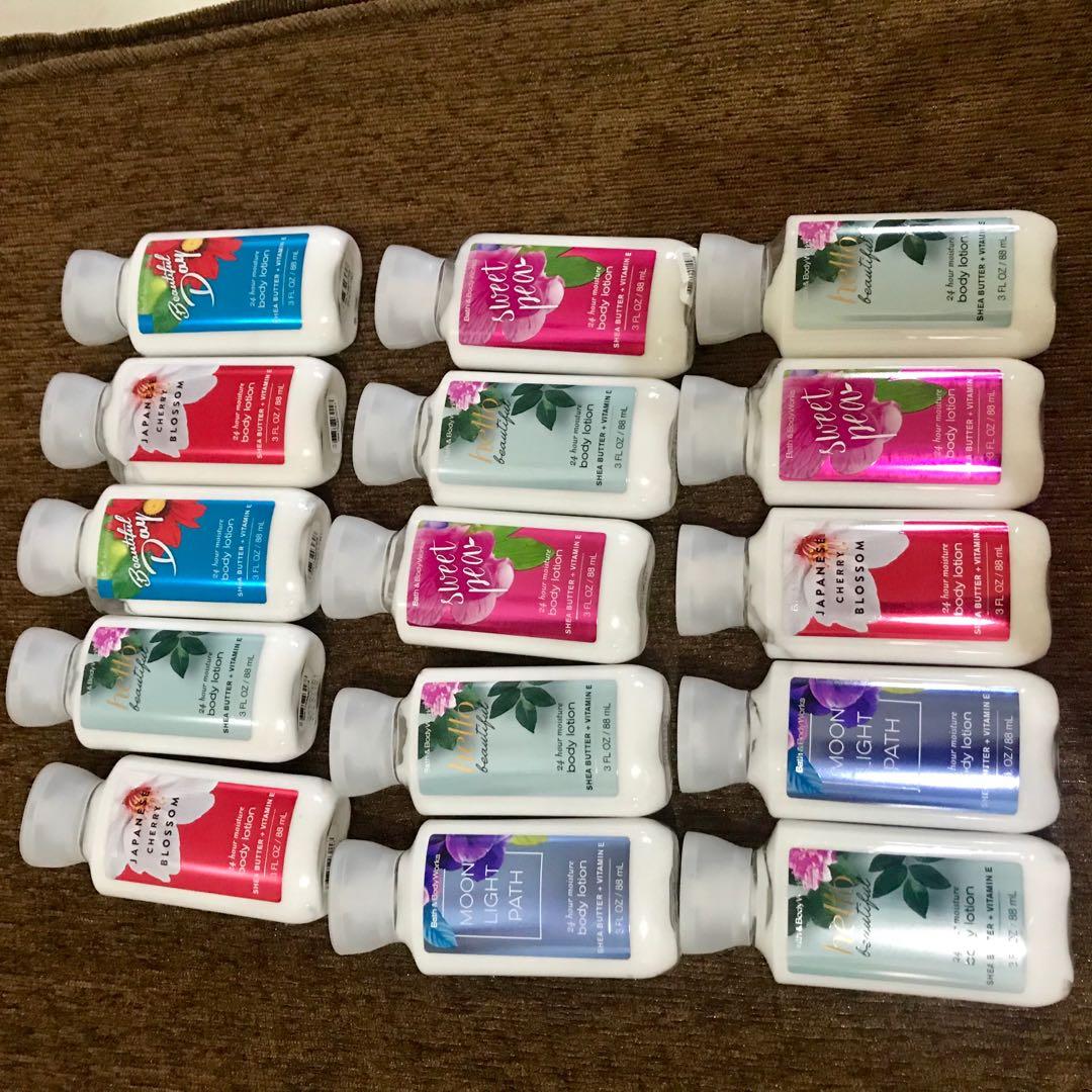 Bath and nidy works (Category: Bath) located in Silang. Submitted by iceeicee (Listing ID 226404178, Image 2). Description: Bath and body works Pocketbac sanitizer - 110.00 Pocketbac holder - 80.00 Travel size lotion - 370.