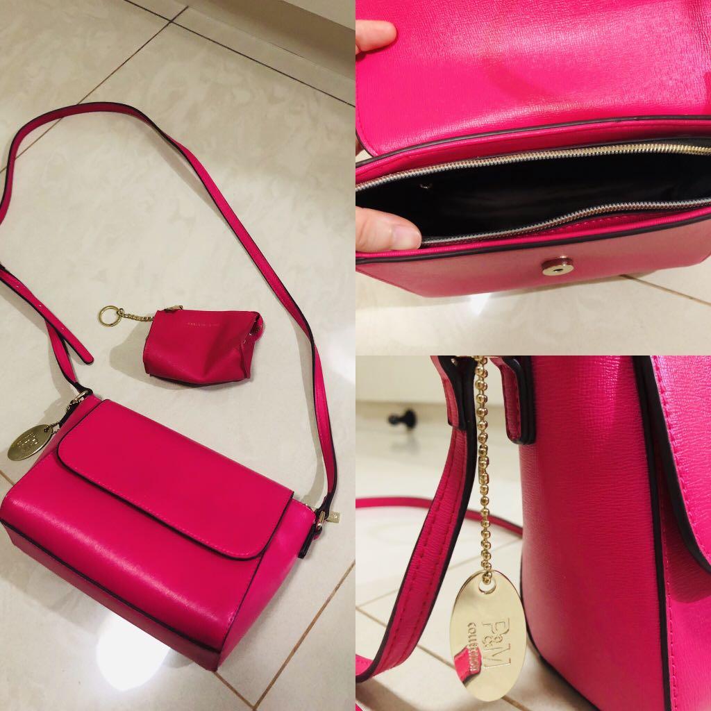 fuschia pink bag