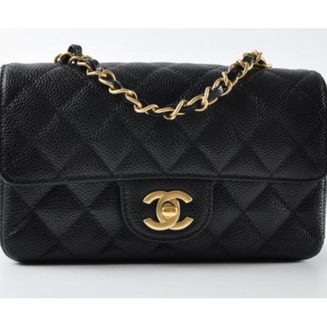 Chanel mini black caviar new arrivals