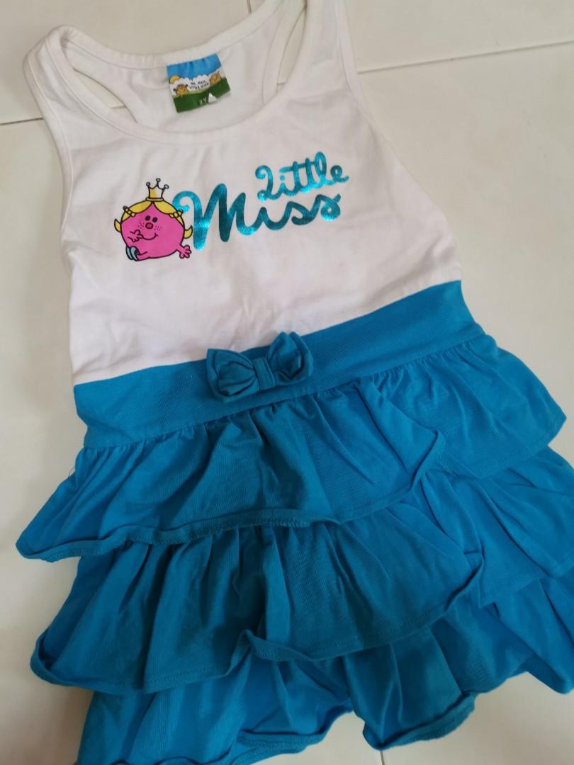 Brand New Little Miss Dress Babies Kids Girls Apparel 1 To