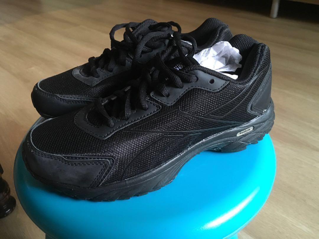 reebok black school shoes