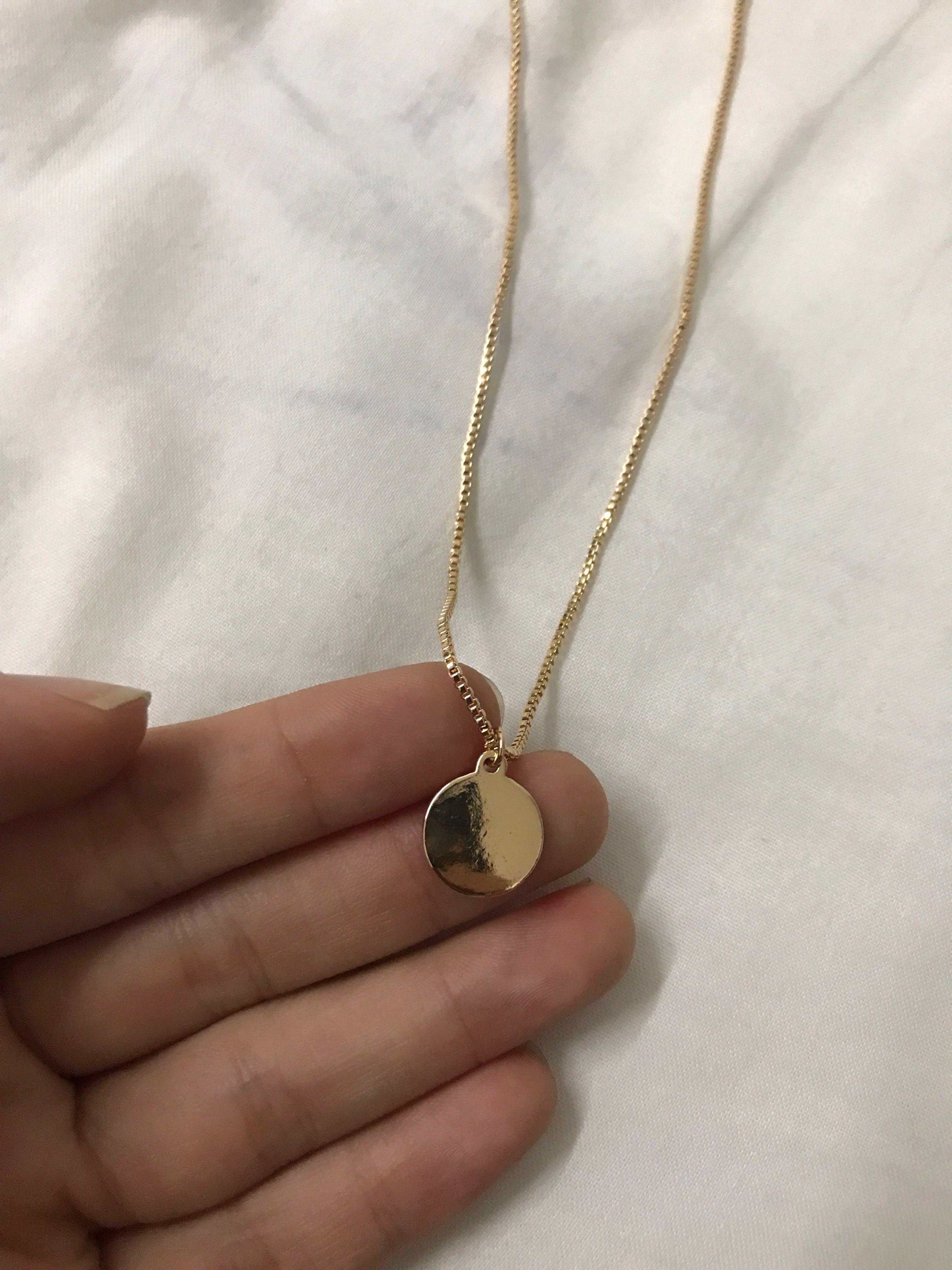 Brandy coin clearance necklace