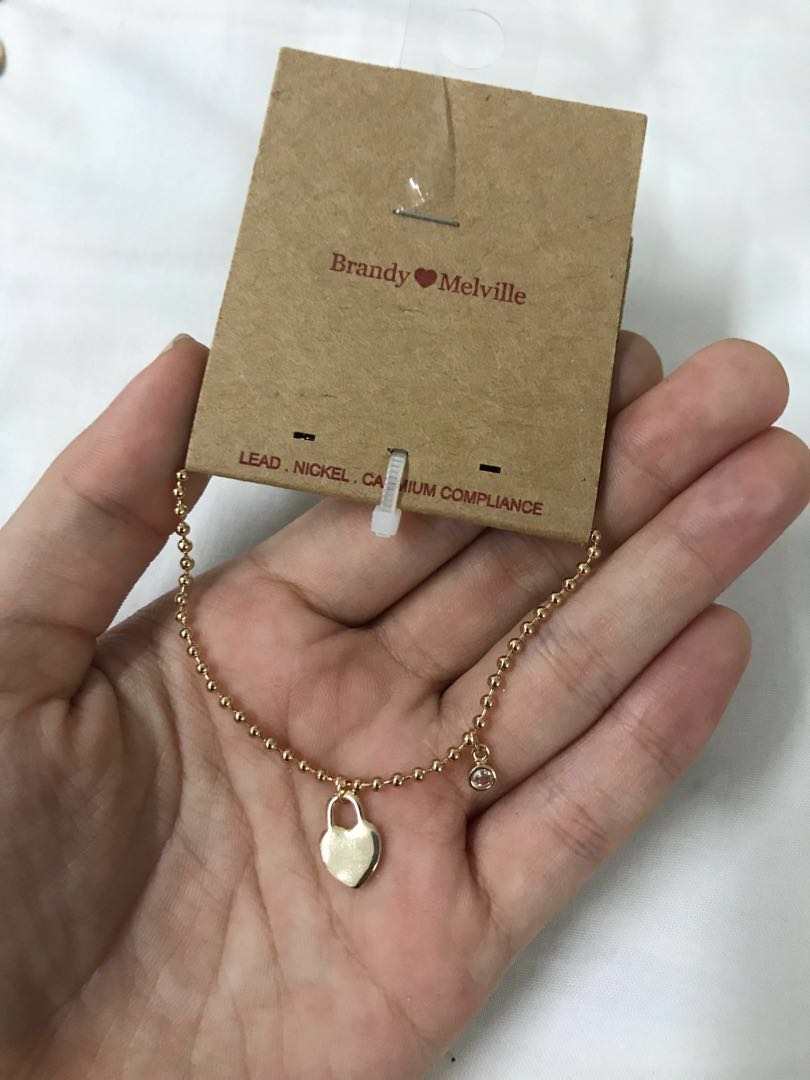 Brandy Melville Heart Locket Bracelet 
