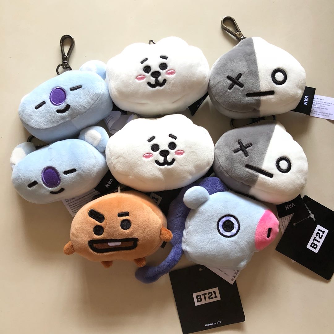 bt21 head plush
