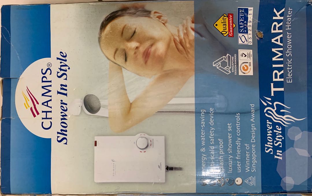 Champs Electronic Shower Heater, Furniture & Home Living, Gardening