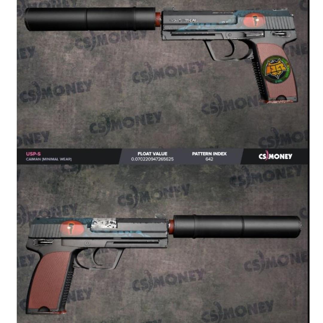 Csgo Usp Caiman Mw Toys Games Video Gaming In Game Products On Carousell