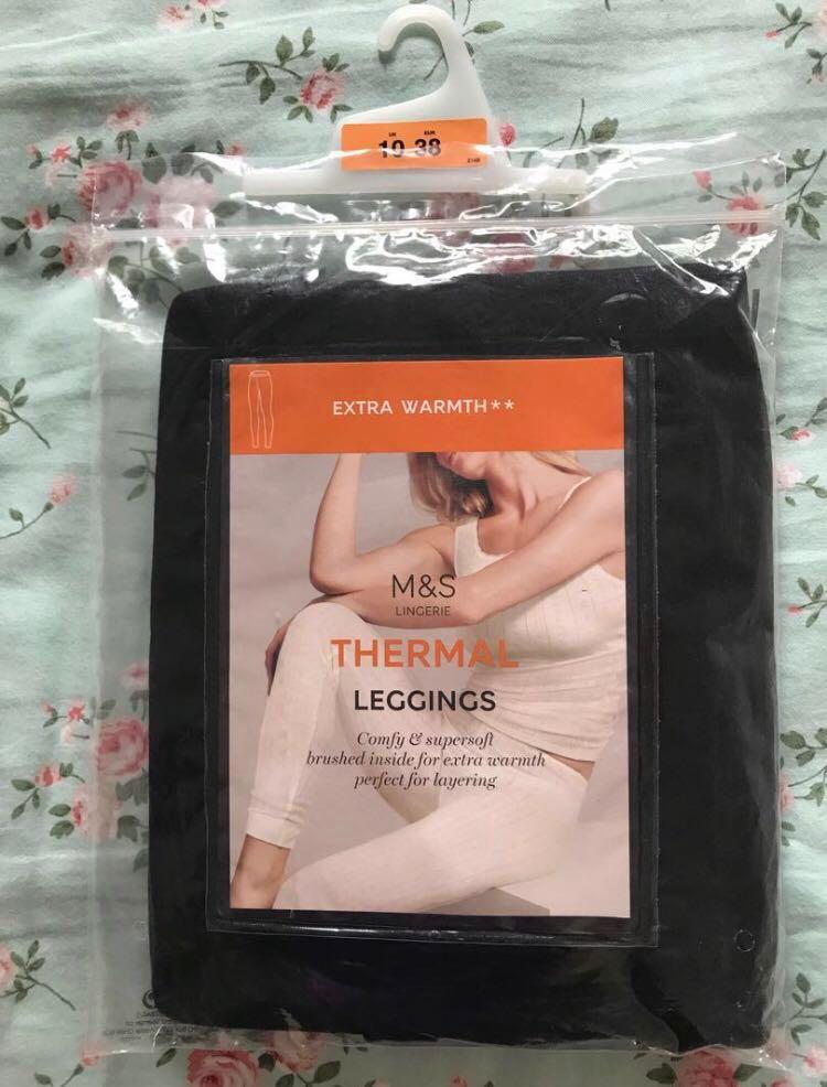 marks and spencer Sz 20 Grey Thermal Leggings Extra Warmth Bnwt