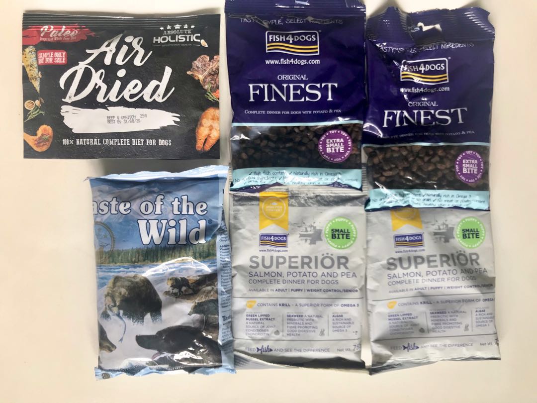 Food samples (canned/ dried/ kibbles), Pet Supplies, Pet Food on Carousell