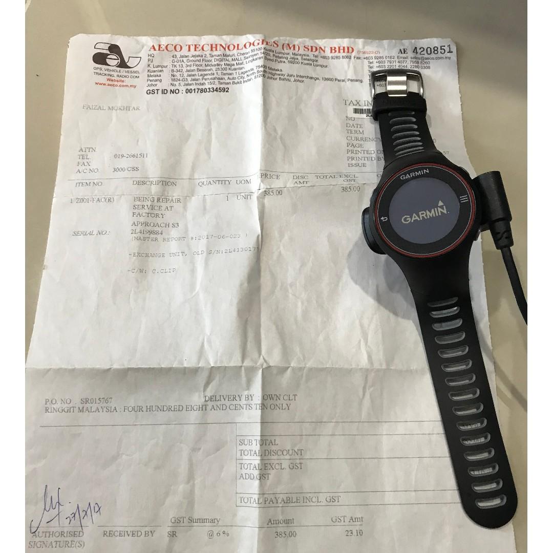 Garmin s3 golf watch 2025