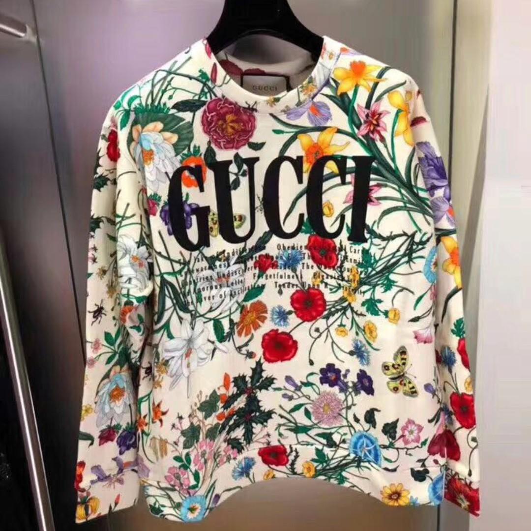 gucci floral sweatshirt