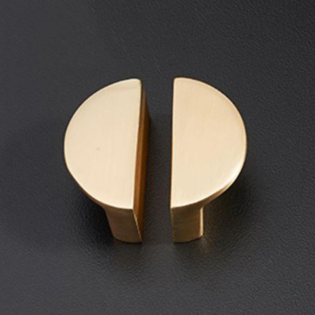 Half Moon Luna Cabinet Handles Small Furniture Shelves Drawers On Carousell